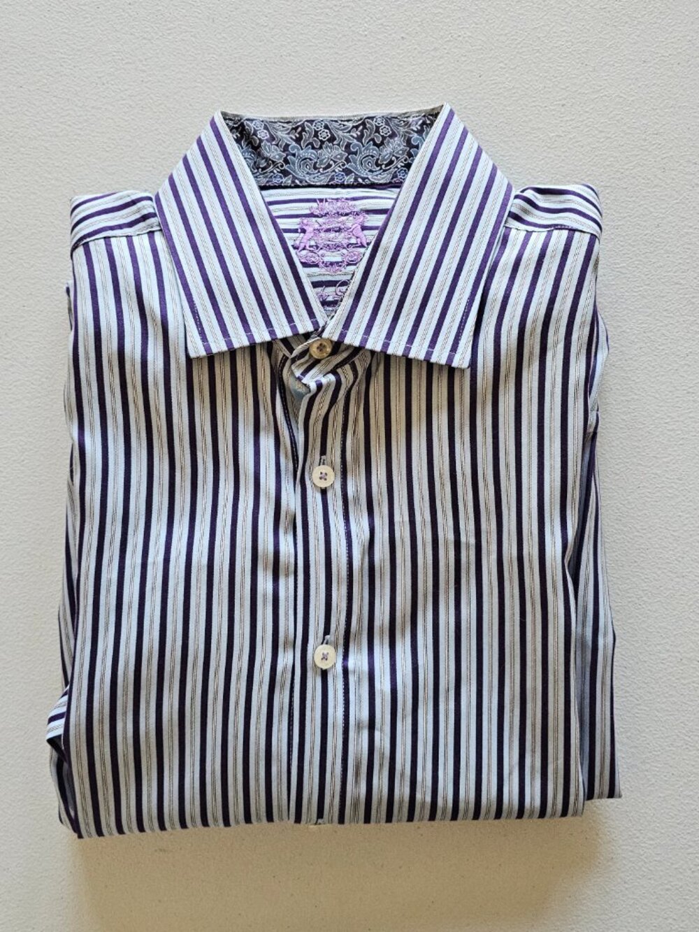 English Laundry by Christopher Wicks Men's Dress Button-Up Shirt | Size 17/34-35
